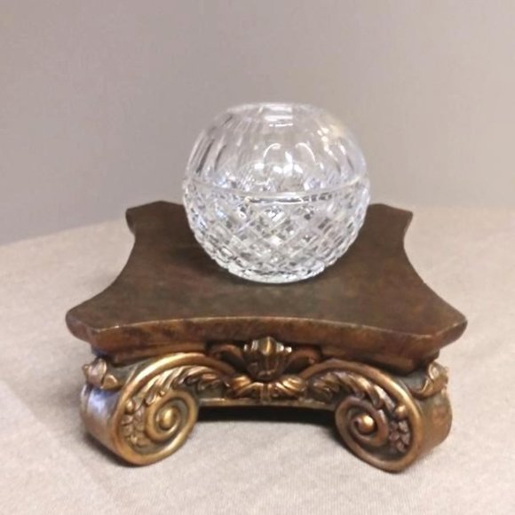 Imperial 24 Lead Crystal Rose Bowl - Picture 3 of 3